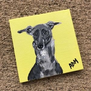 MAGNET italian greyhound art